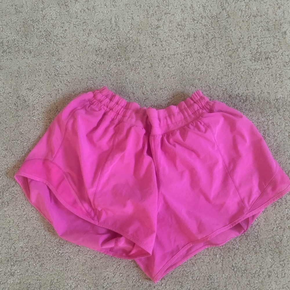 Sonic Pink Lululemon Hotty Hot Low Rise 4" Shorts